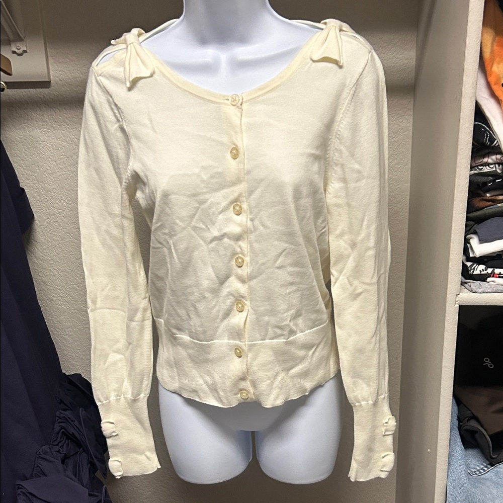 Juicy Couture bow cardigan , size M